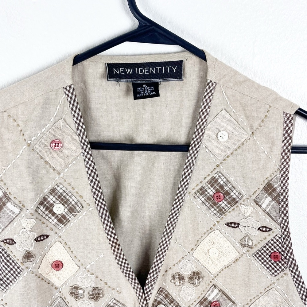 New Identity 100% Cotton Square Patchwork Graphic… - image 4